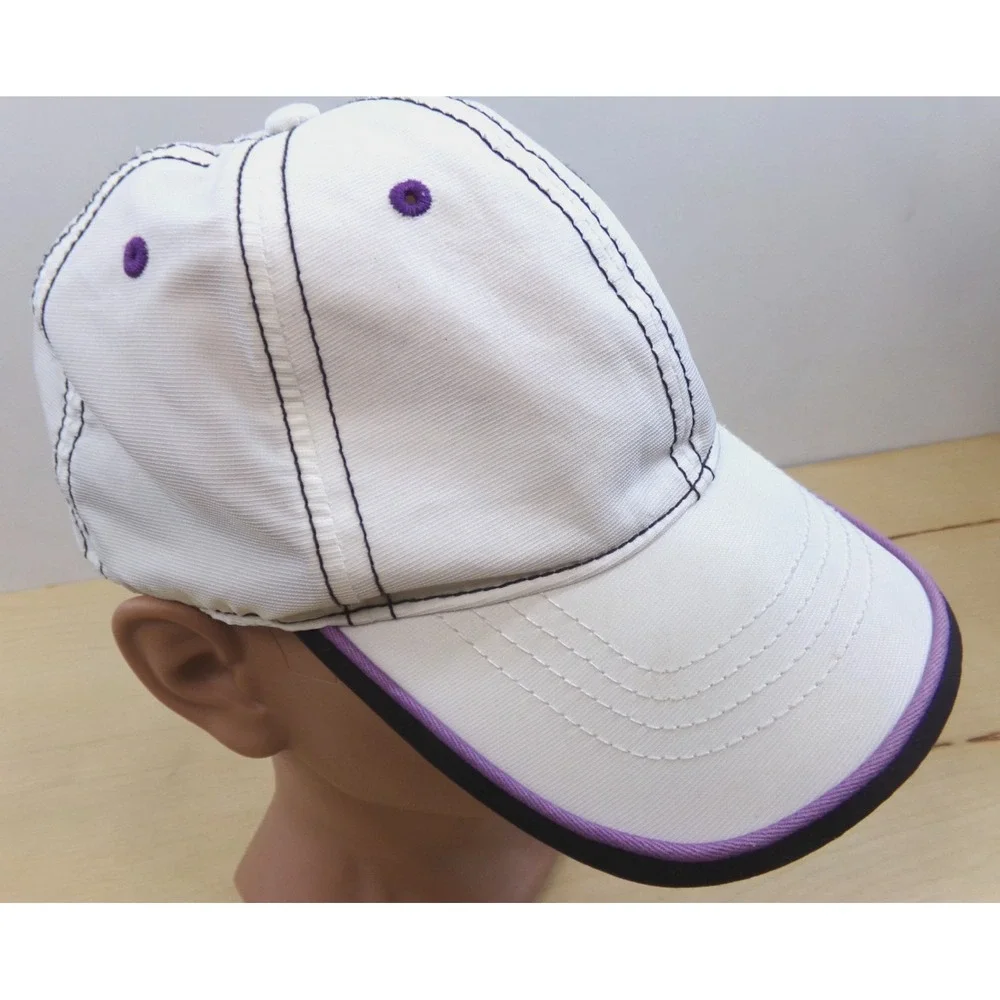 Ping Ladies Light Weight Golf Cap‎ Hat White and Purple Adjustable